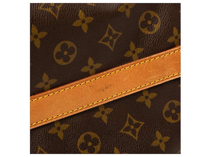 Louis Vuitton Brown Monogram Keepall Bandouliere 55 - vista 6