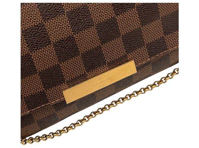 Louis Vuitton Brown Damier Ebene Favorite MM - vista 6