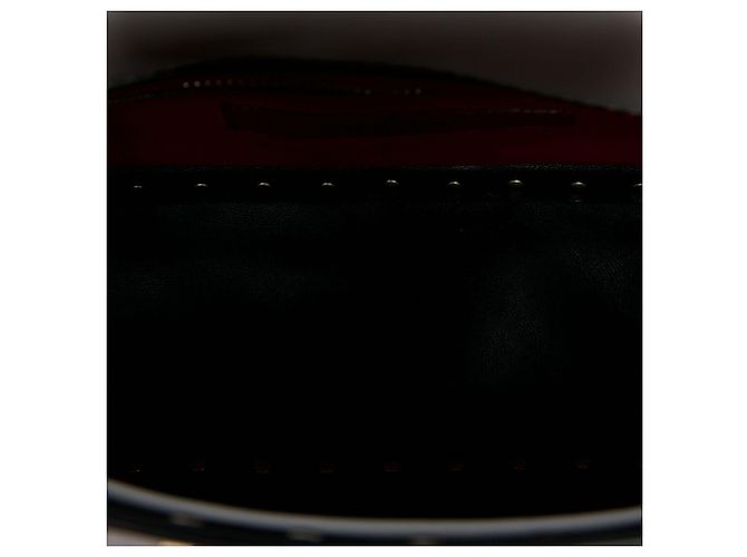 Borsa Satchel Valentino Rockstud Spike Medium in Nappa Bianco - vista 4