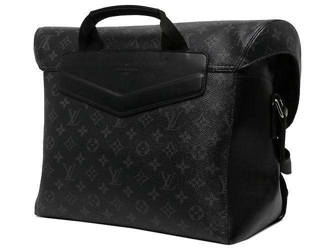 Louis Vuitton Black Monogram Eclipse Voyager MM - vista 2