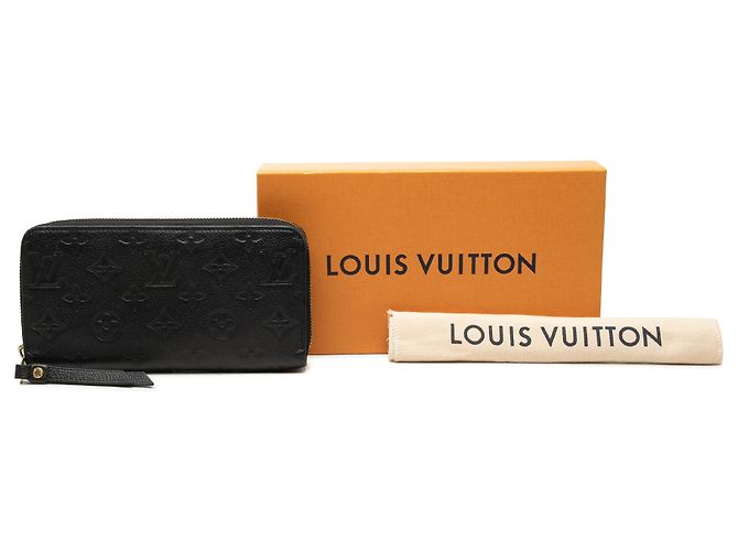 Louis Vuitton Monogram Empreinte Zippy Long Wallet Schwarz - Ansicht 8