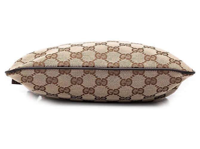 Borsa a tracolla Gucci Beige GG Canvas Web - vista 3