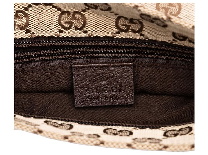 Borsa a tracolla Gucci Beige GG Canvas Web - vista 5