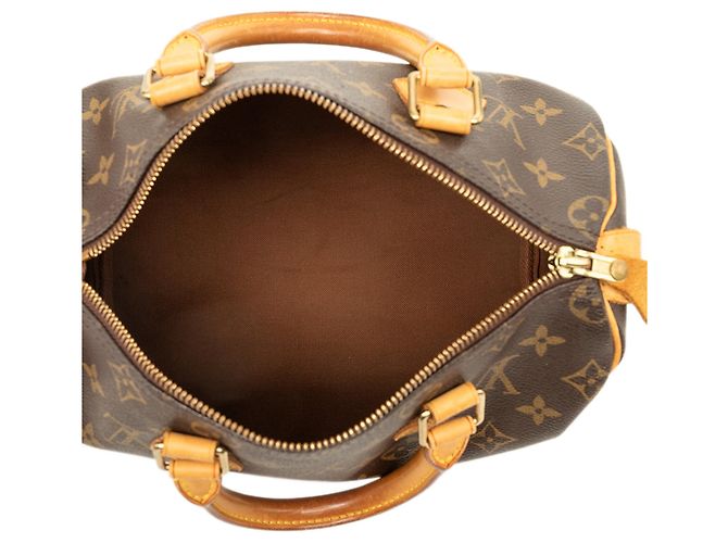 Louis Vuitton Brown Monogram Speedy 25 - vista 4