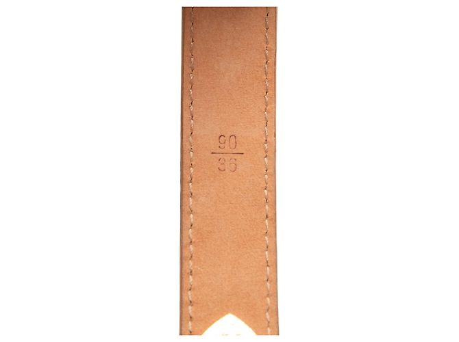 Louis Vuitton Kettengürtel aus gold-metallic Kalbsleder - Ansicht 5