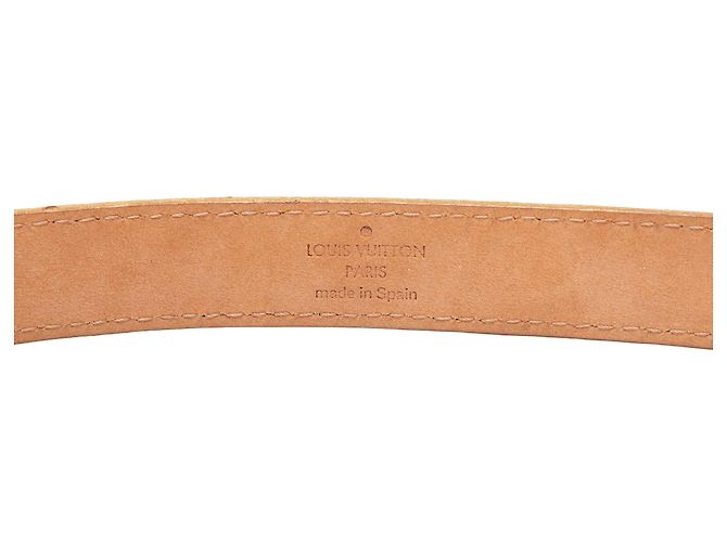 Louis Vuitton Kettengürtel aus gold-metallic Kalbsleder - Ansicht 6