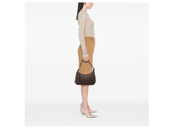 Louis Vuitton Brown Monogram Mini Lin Manon PM - vista 6
