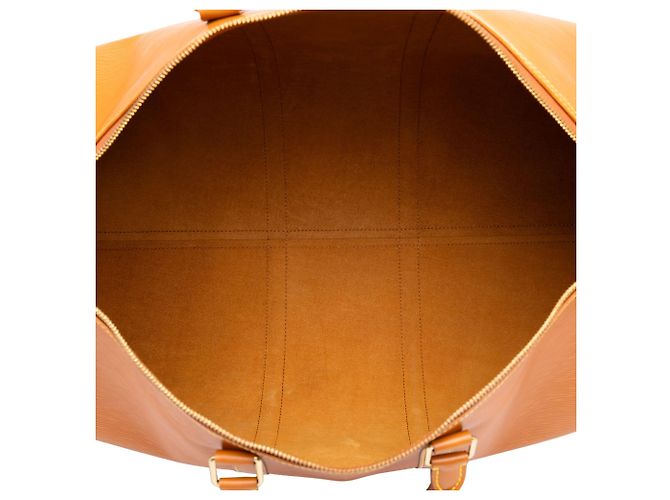 Louis Vuitton Brown Epi Keepall 55 - vista 4