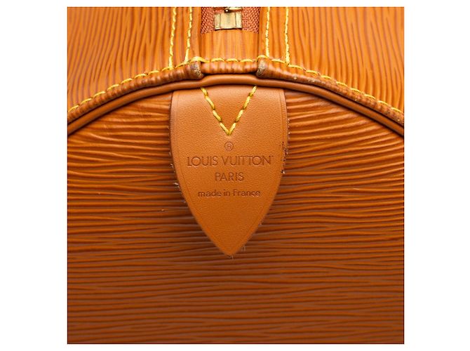 Louis Vuitton Brown Epi Keepall 55 - vista 5