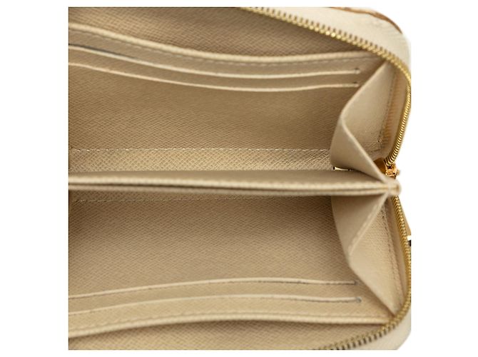 Monedero Zippy Louis Vuitton Damier Azur Blanco - vista 4