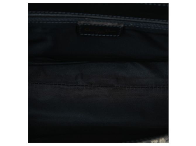 Borsa a tracolla Dior Saddle in tela Diorissimo Trotter blu - vista 4