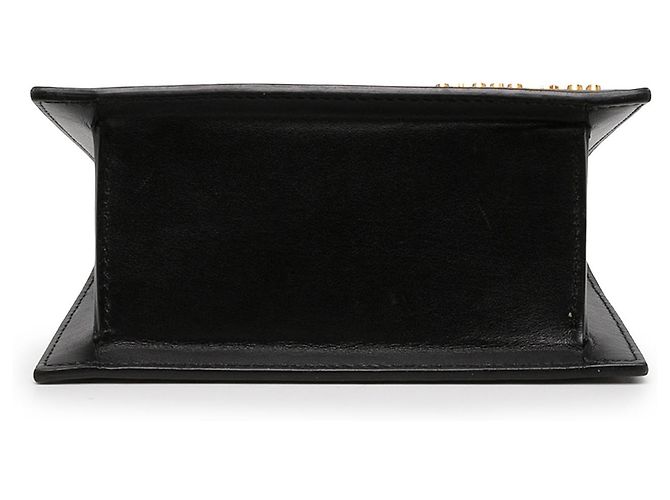 Jacquemus Le Chiquito Moyen in pelle nera - vista 3
