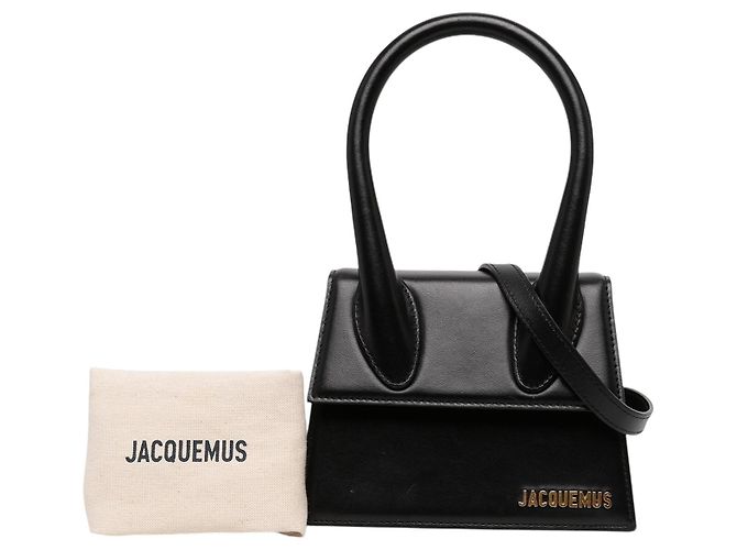 Jacquemus Le Chiquito Moyen in pelle nera - vista 6