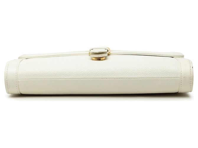 Autre Marque Saint Laurent Borsa crossbody in pelle bianca - vista 3