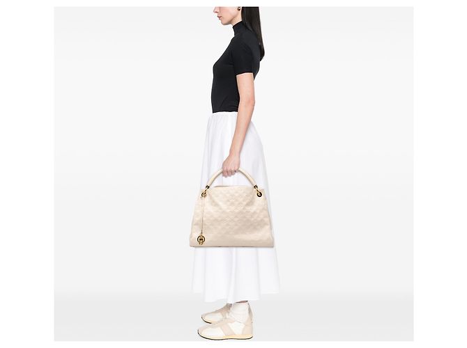 Louis Vuitton White Monogram Empreinte Artsy MM - vista 6