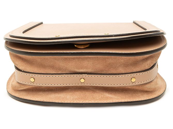 Piccola borsa satchel Nile in pelle beige Chloé - vista 3