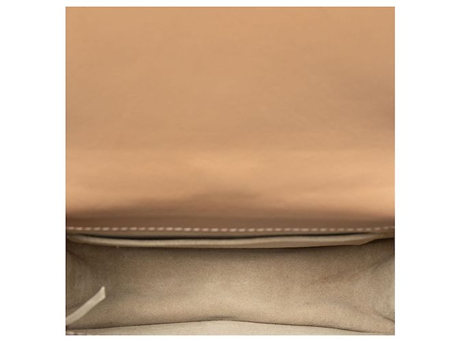 Piccola borsa satchel Nile in pelle beige Chloé - vista 4