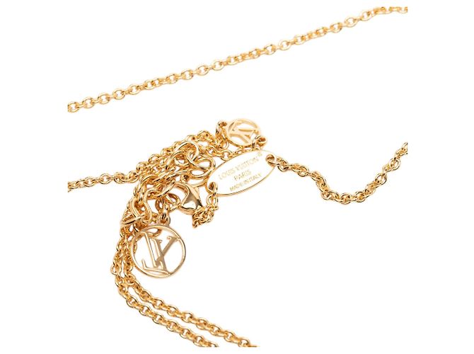 Louis Vuitton Collana Essential V placcata oro - vista 5