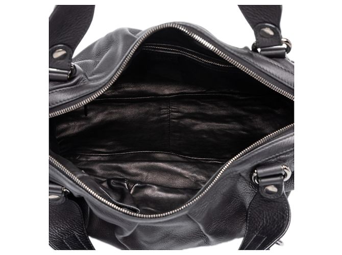 Borsa Satchel Gucci in pelle di vitello nera con Icon Bit - vista 4