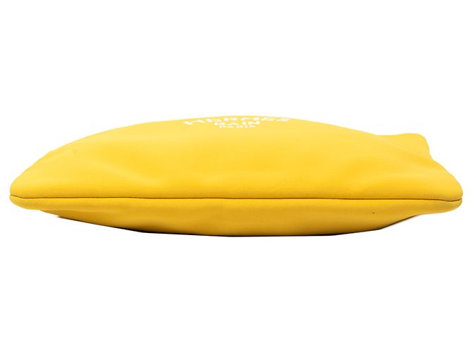 Custodia Hermès Neobain Medium in neoprene giallo - vista 3