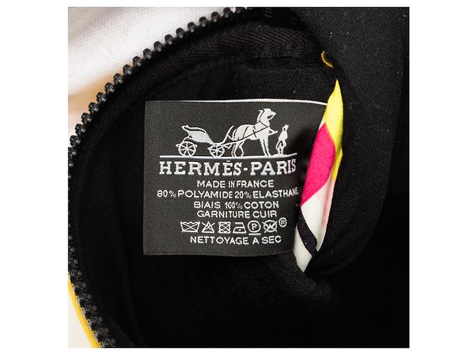Custodia Hermès Neobain Medium in neoprene giallo - vista 5