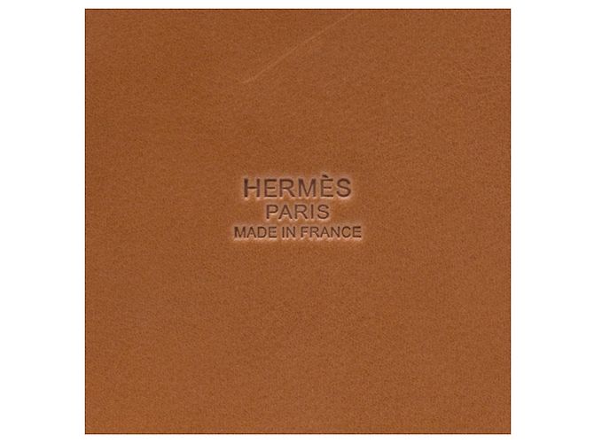 Borsa Picnic Hermès in Vimini Beige e Pelle Barenia - vista 4