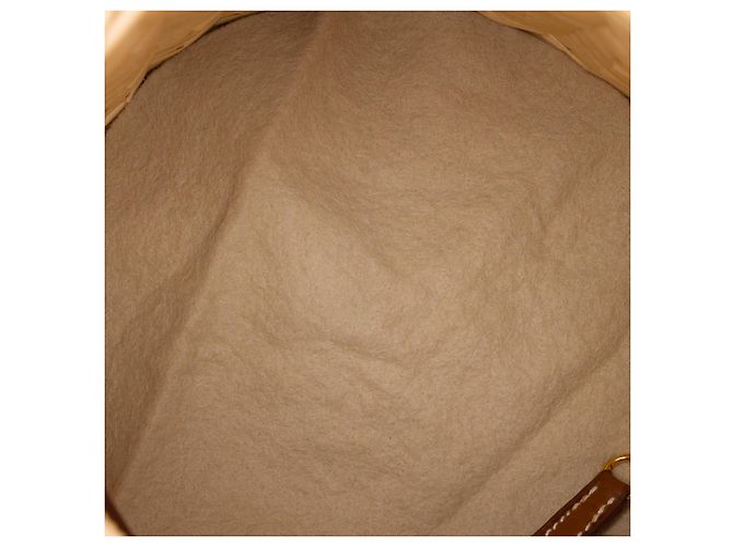 Borsa Picnic Hermès in Vimini Beige e Pelle Barenia - vista 6