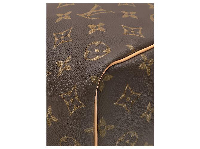 Louis Vuitton Brown Monogram Keepall Bandouliere 50 - vista 11