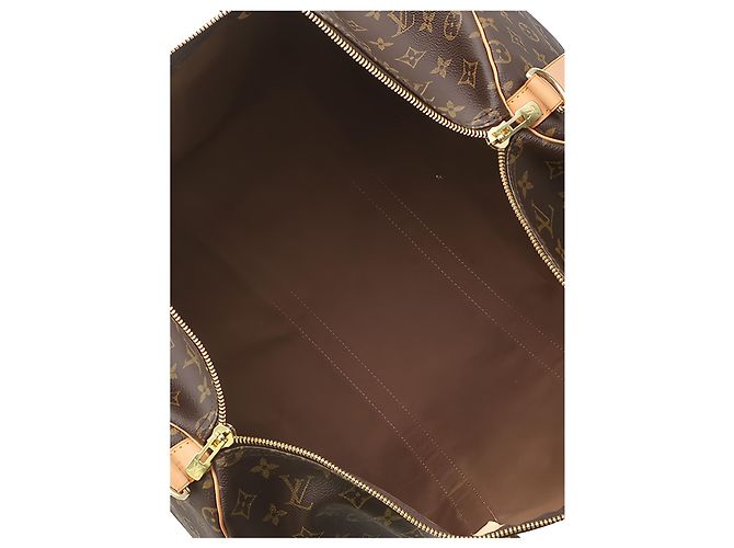 Louis Vuitton Brown Monogram Keepall Bandouliere 50 - vista 4