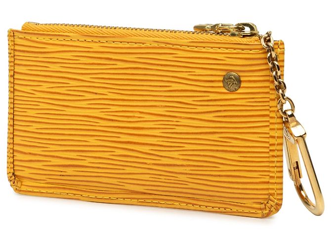 Louis Vuitton Yellow Epi Key Pouch - view 2