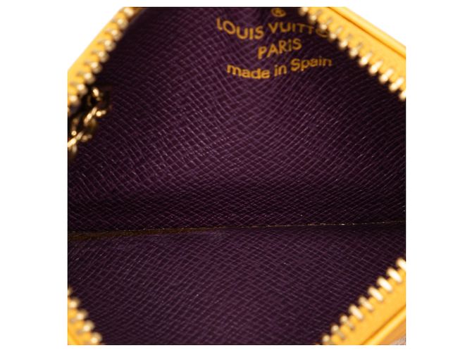 Louis Vuitton Yellow Epi Key Pouch - view 4