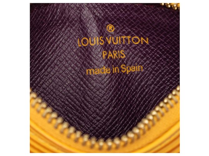Louis Vuitton Yellow Epi Key Pouch - view 5