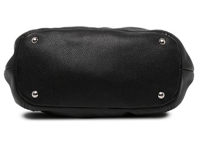 Borsa a tracolla Prada in Vitello Phenix nero - vista 4