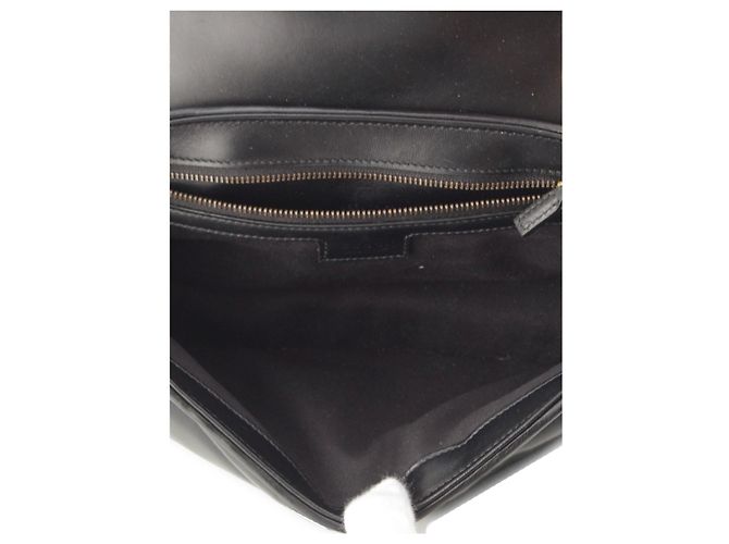 Borsa a tracolla Gucci Black Medium GG Marmont in pelle matelassé con borchie GG - vista 4