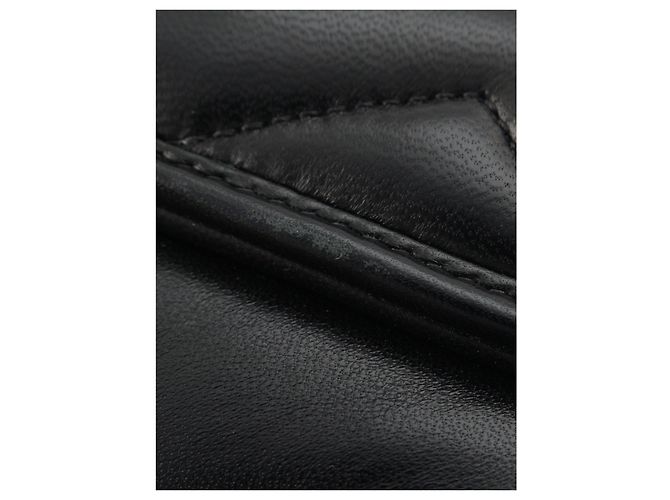 Borsa a tracolla Gucci Black Medium GG Marmont in pelle matelassé con borchie GG - vista 7