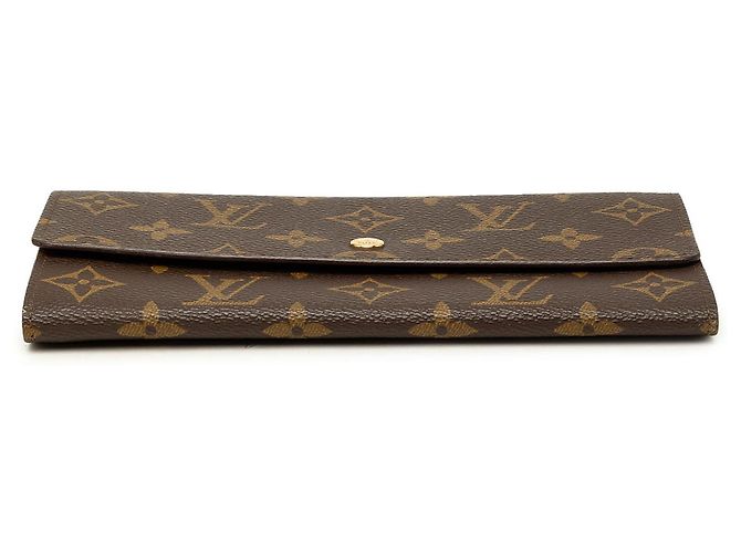 Louis Vuitton Brown Monogram Sarah Long Wallet - view 3