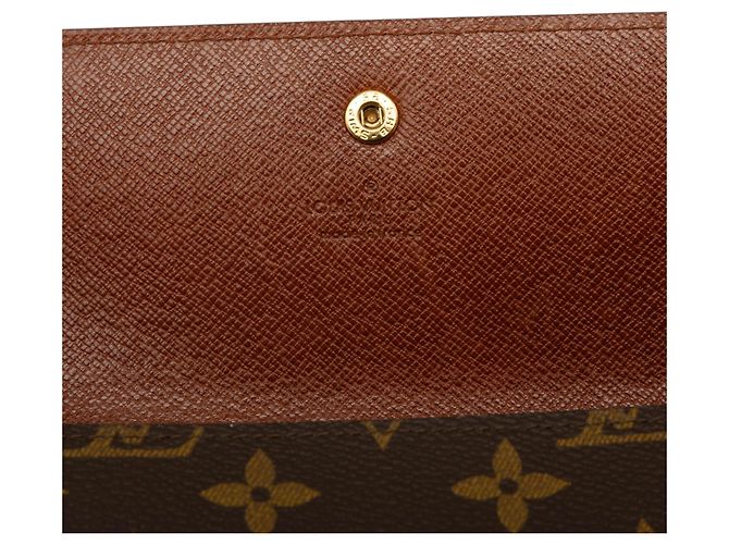 Louis Vuitton Brown Monogram Sarah Long Wallet - view 6