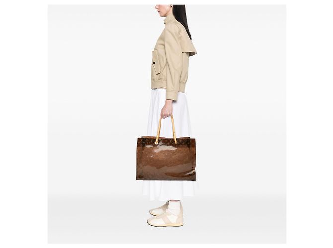 Louis Vuitton Brown Monogram Vinyl Cabas Sac Cruise - vista 6