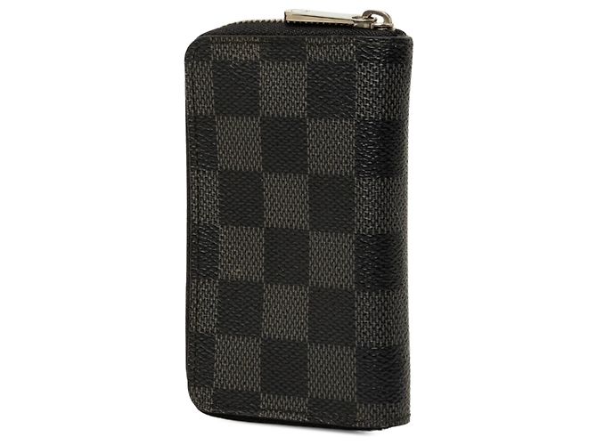 Monedero Zippy Louis Vuitton Damier Graphite Negro - vista 2