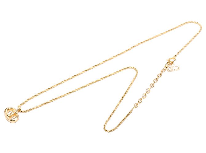 Collana Dior Gold con pendente logo CD placcato in oro - vista 5
