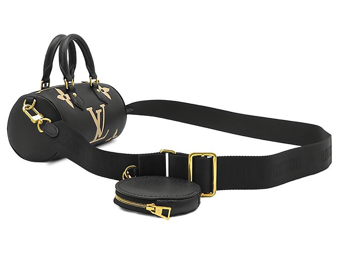 Louis Vuitton Black Bicolor Monogram Empreinte Giant Papillon BB - vista 2