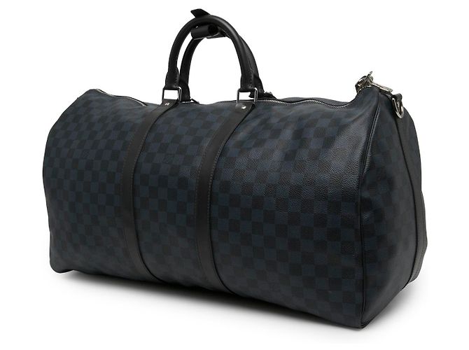 Louis Vuitton Blue Damier Cobalt Keepall Bandouliere 55 - vista 2