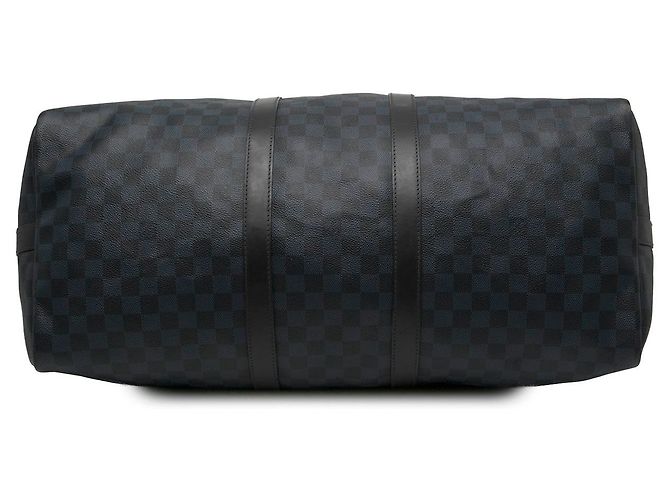 Louis Vuitton Blue Damier Cobalt Keepall Bandouliere 55 - vista 3