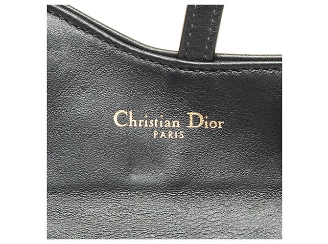 Pouch a catena Dior Blue Nano Oblique Canvas Saddle - vista 5