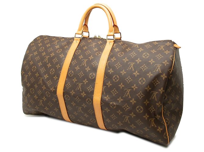 Louis Vuitton Brown Monogram Keepall 55 - vista 2