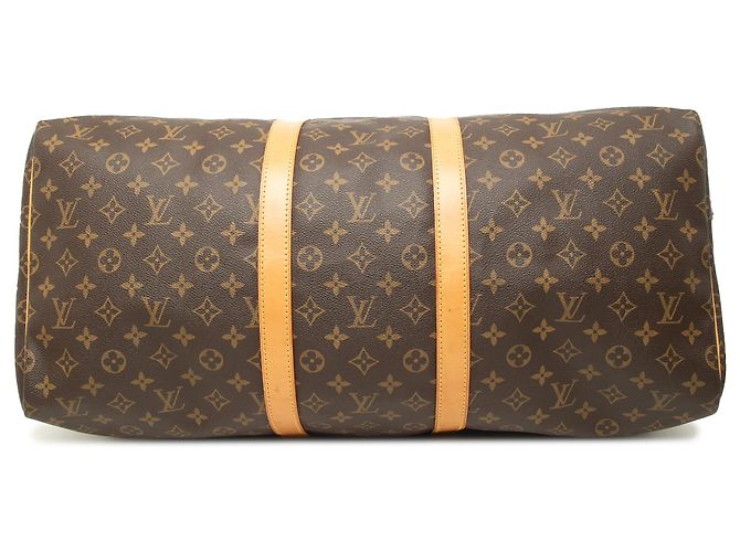 Louis Vuitton Brown Monogram Keepall 55 - vista 3