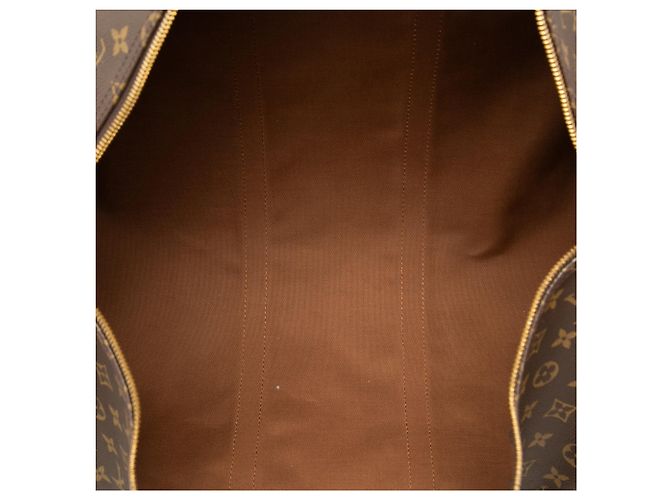 Louis Vuitton Brown Monogram Keepall 55 - vista 4