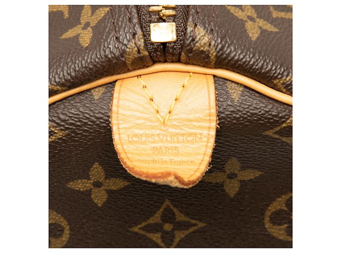 Louis Vuitton Brown Monogram Keepall 55 - vista 5