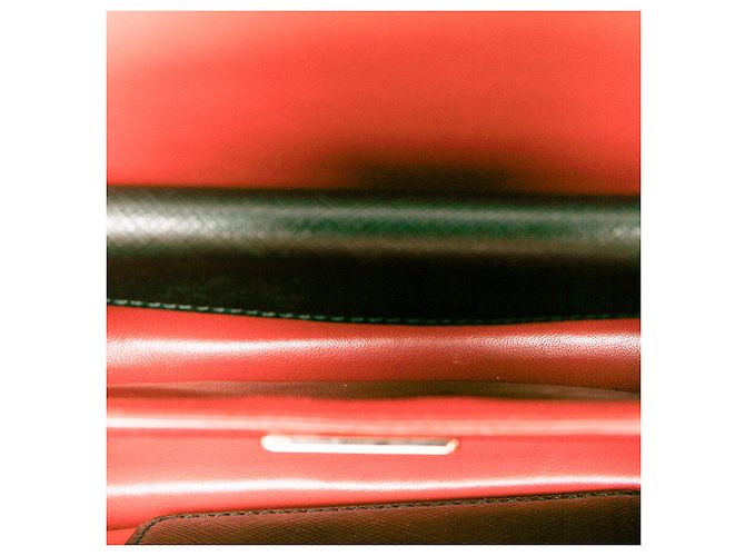 Prada Black Saffiano Lux Sound Lock Crossbody - vista 4