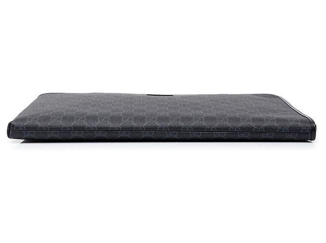 Gucci Clutch Black GG Supreme Interlocking G - vista 3